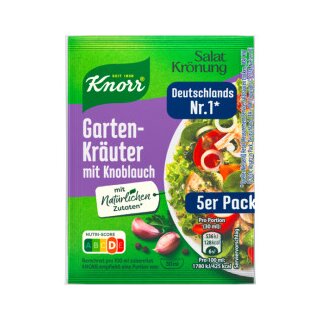 Knorr Salatkrönung garden herbs with garlic