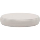 Soapland soap dish made of white ceramic
