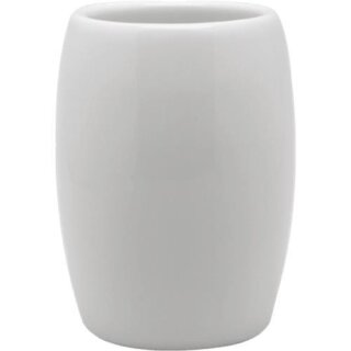 Soapland white ceramic cup