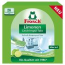 Frosch Dishwasher tabs All-in-1 Lime 26 tabs