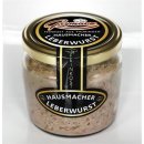 Thuringian liver sausage in glass