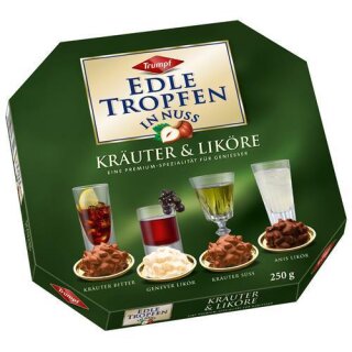 Edle Tropfen in Nuss Kräuter & Liköre