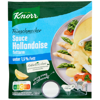 Knorr gourmet sauce Hollandaise low fat