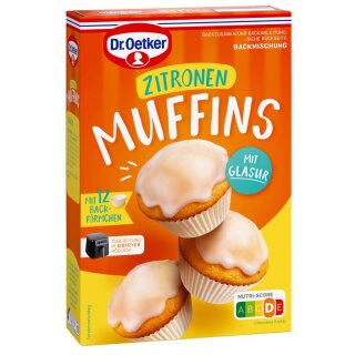 Dr. Oetker Muffins Zitrone mit Glasur