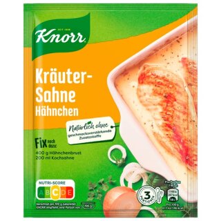 Knorr Fix Kräuter-Sahne-Hähnchen