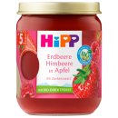 HiPP Strawberry with raspberry in apple (190g)
