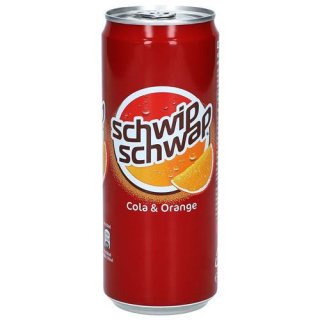 Schwip Schwap Cola & Orange can 0,33