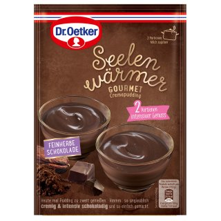 Dr. Oetker Seelenwärmer Gourmet-Cremepudding - Feinherbe Schokolade