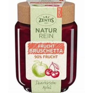 Zentis NaturRein Fruit Bruschetta - Sour Cherry Apple 200g