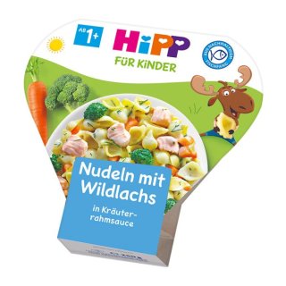 HiPP Pasta with Wild Salmon in Herb Cream Sauce (250g)