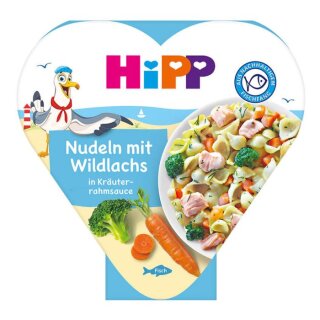 HiPP Pasta with Wild Salmon in Herb Cream Sauce (250g)
