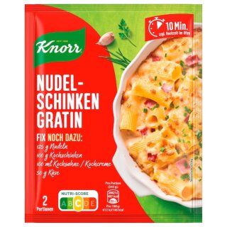 Knorr Fix Nudel-Schinken Gratin