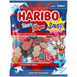 Haribo Stars and Stripes sour 175g - limited edition