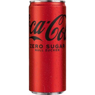 Coca Cola Zero Sugar can 0,33