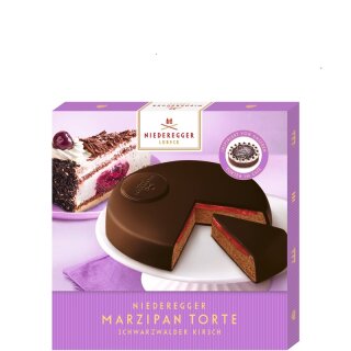 Niederegger marzipan cake Black Forest Cherry
