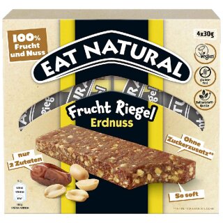 Eat Natural Erdnuss Frucht-Riegel 4x30g