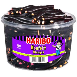 Haribo Konfekt Stangen Lakritz 150St