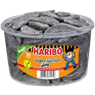 Haribo Super Gurken Licorice salty 150pcs