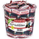 Haribo Licorice Snails Minis 100pcs