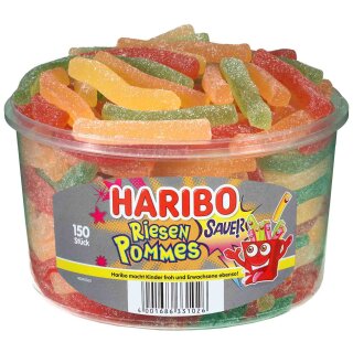 Haribo Riesen Pommes sauer 150St