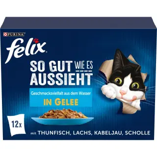 FELIX So gut wie es aussieht Geschmacksvielfalt aus dem Wasser 12x85g