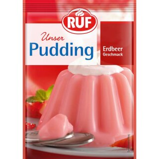 RUF Pudding Erdbeer 3St