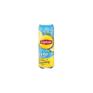 Lipton Ice Tea Sparkling Lemon Zero 0.33l can