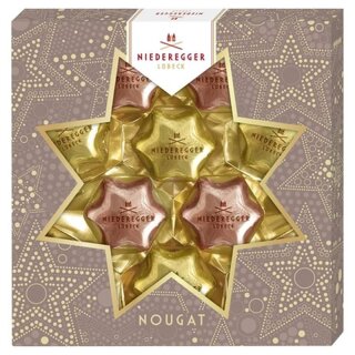 Niederegger Nougat Weihnachtssterne Duo 125g