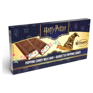Harry Potter Popping Candy Milk Chocolate Bars Witors 100g