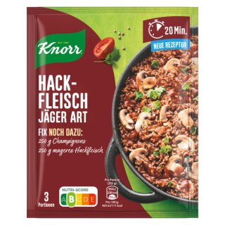 Knorr Fix Hackfleisch Jäger Art