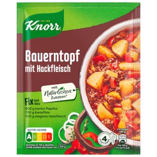 Knorr Fix Bauern-Topf mit Hackfleisch