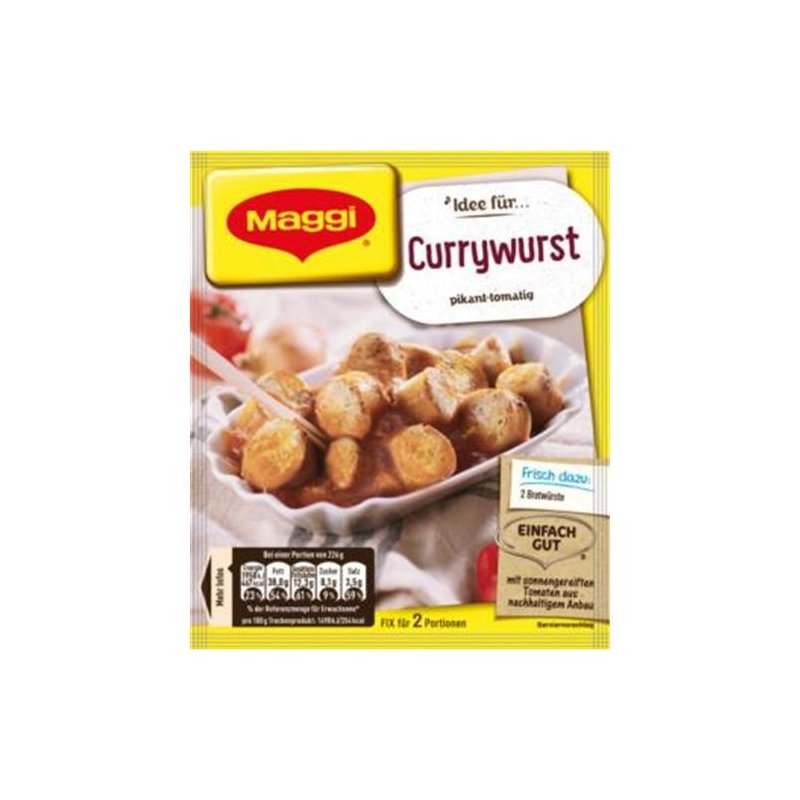 Maggi Fix & Frisch Currywurst – Jetzt bestellen! Maggi – Deutsch FIX ...